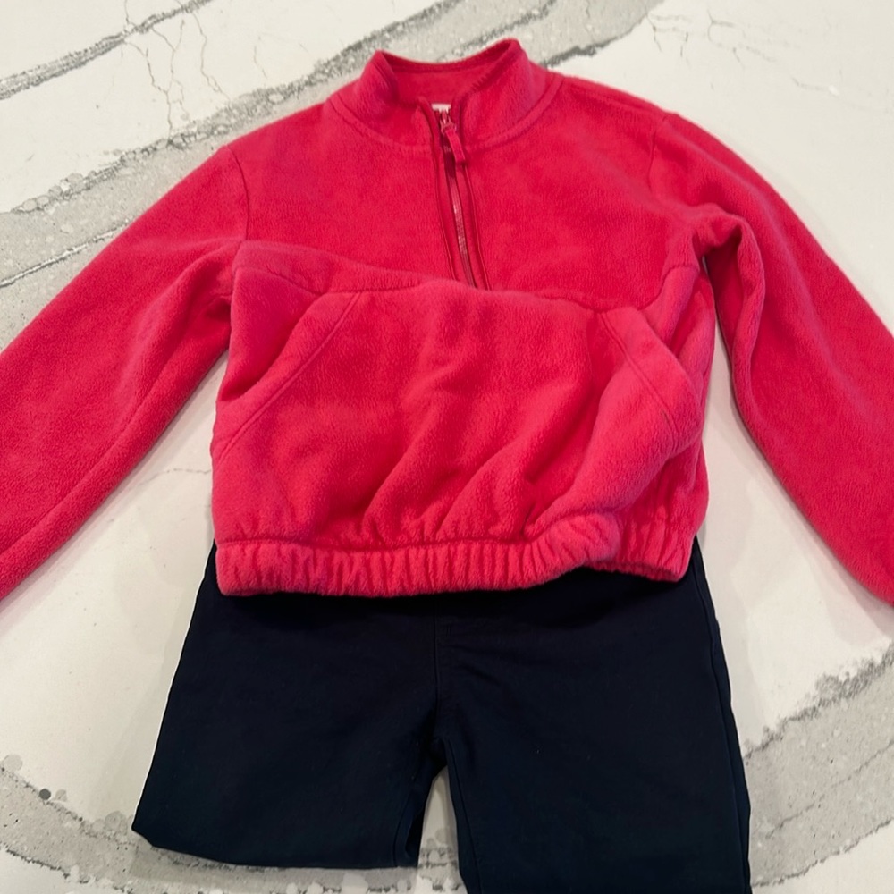 ** 6 for $25 **  Pink Quarter Zip and Navy leggings